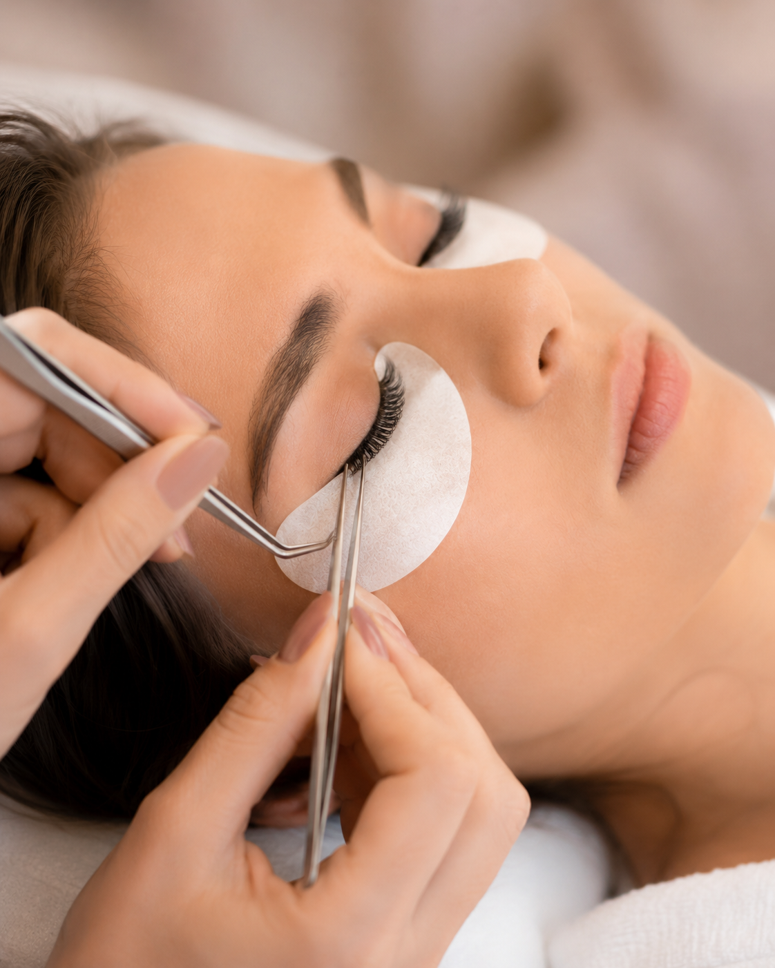 Soft volume wimperextensions